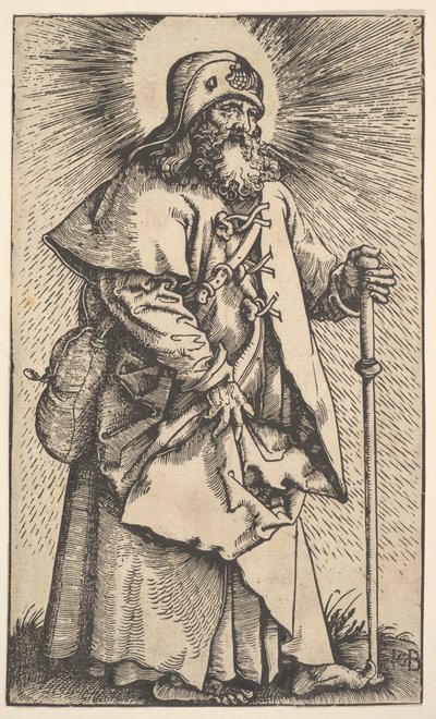 キリストと使徒からの聖ジェームズ大帝、1519年。 作： Hans Baldung