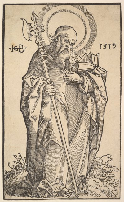 キリストと使徒からの聖マタイ、1519年。 作： Hans Baldung