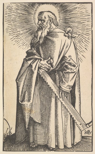 キリストと使徒からの聖シモン、1519年。 作： Hans Baldung