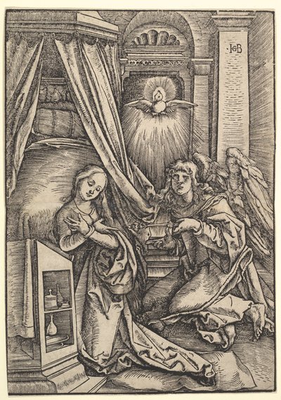 受胎告知、1514年。 作： Hans Baldung
