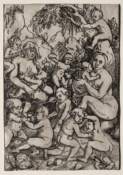 二人の母親。 作： Hans Baldung