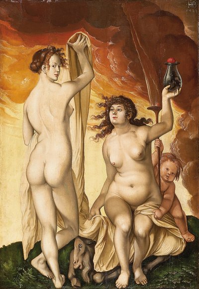 二人の魔女 作： Hans Baldung