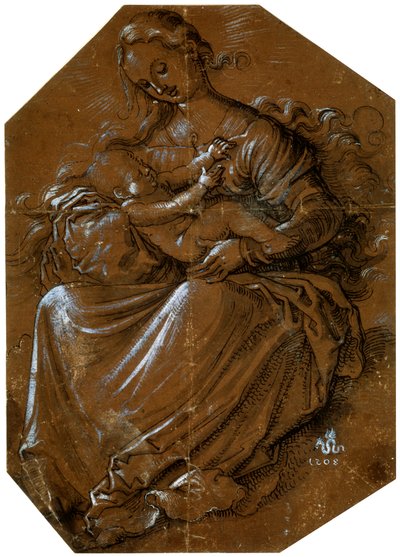 聖母子、c1500-1545 作： Hans Baldung