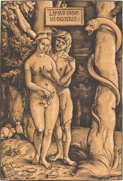 アダムとイブ 作： Hans Baldung Grien