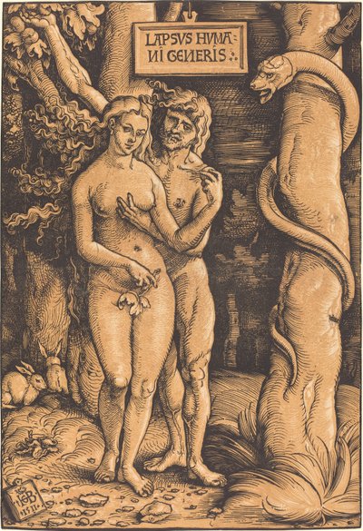 アダムとイブ 作： Hans Baldung Grien