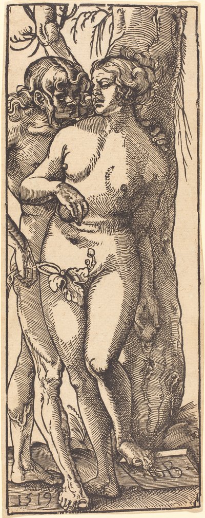 アダムとイブ、1519 作： Hans Baldung Grien