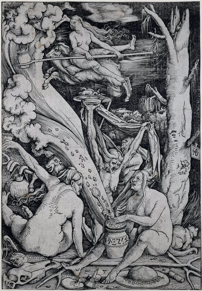 魔女は魔女の安息日に召喚する 作： Hans Baldung Grien