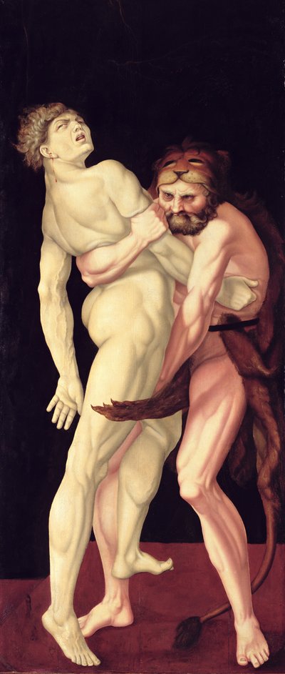 ヘラクレスとアンタイオス 作： Hans Baldung Grien