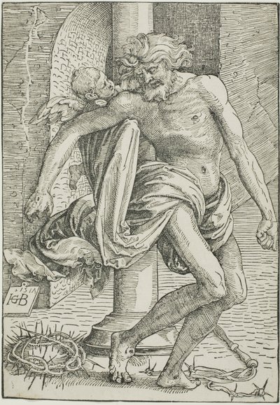 列の前の悲しみの男 作： Hans Baldung Grien