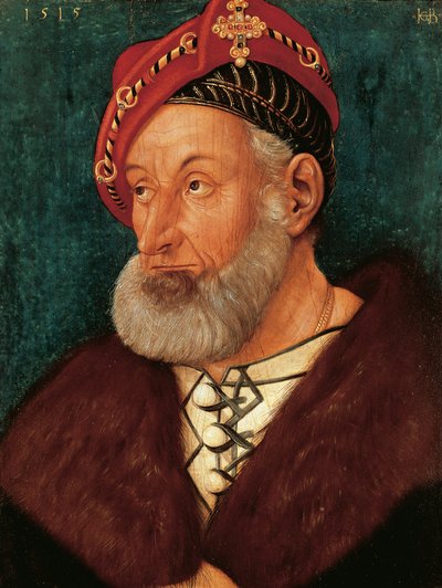 バーデン侯爵家クリストファー1世の肖像 作： Hans Baldung Grien