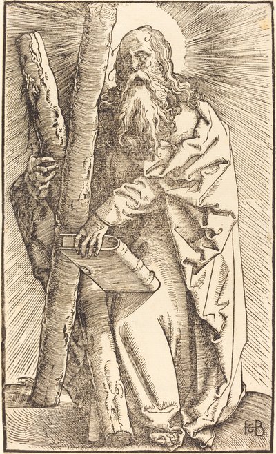 聖アンドリュー 作： Hans Baldung Grien