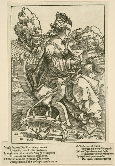 聖カタリナ、1505-07 作： Hans Baldung Grien