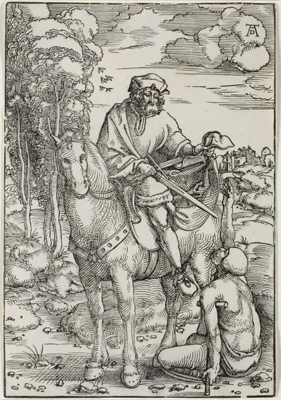 聖マーティンがマントを共有 作： Hans Baldung Grien