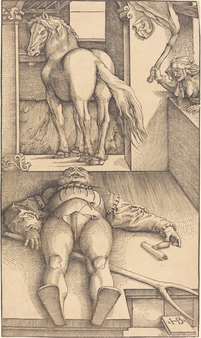 魔女の新郎 作： Hans Baldung Grien