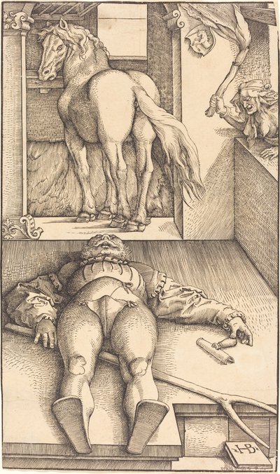 魔女の新郎 作： Hans Baldung Grien