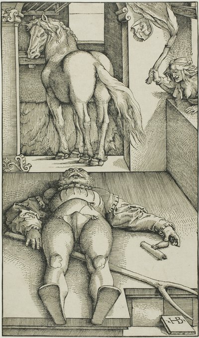 魔女の新郎 作： Hans Baldung Grien