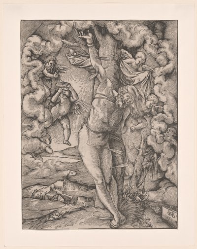 大柄な聖セバスチャン 作： Hans Baldung Grien
