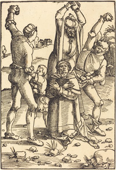 聖ステパノの投石 作： Hans Baldung Grien