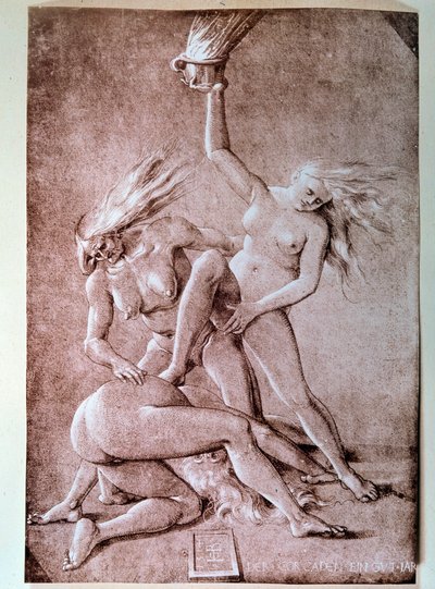 ハンス・バルドゥング・ディット・グリエン（1484-1545）の「三人の魔女」の絵 作： Hans Baldung Grien