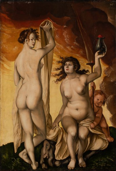 二人の魔女 作： Hans Baldung Grien
