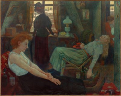 月曜日の朝 作： Hans Baluschek