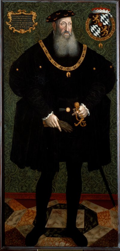 プファルツのフレデリック2世の肖像（賢者フレデリック2世）1546年頃（絵画 作： Hans Besser