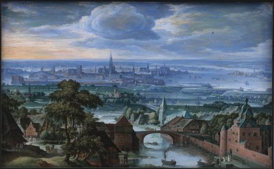 アントワープの見える風景 作： Hans Bol