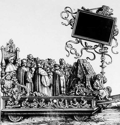 Maximilans Triumphal Procession、1516-18年頃のシーン 作： Hans Burgkmair
