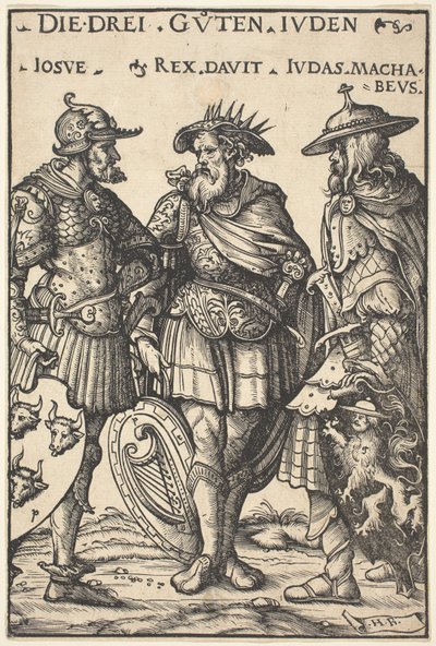 ヨシュア、ダビデ、ユダス・マカベウス 作： Hans Burgkmair I