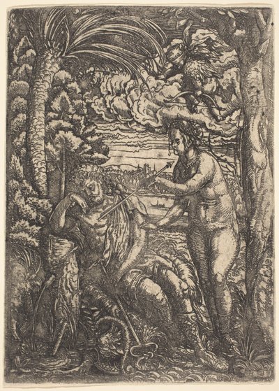 水星と金星 作： Hans Burgkmair I