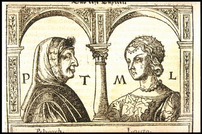 ペトラルカとローラ、1545年頃。 作： Hans Burgkmair the Elder