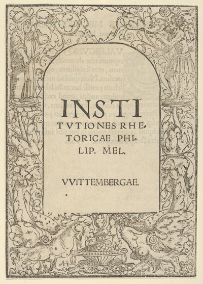 表題枠、16世紀初頭。 作： Hans Cranach