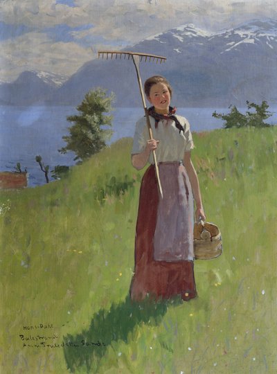 Anne Trulsdatter Sande、バレストランド 作： Hans Dahl