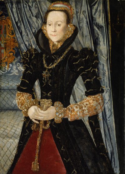 ウェントワース家の女性の肖像、おそらくジェーン・チェーン、1563年。 作： Hans Eworth