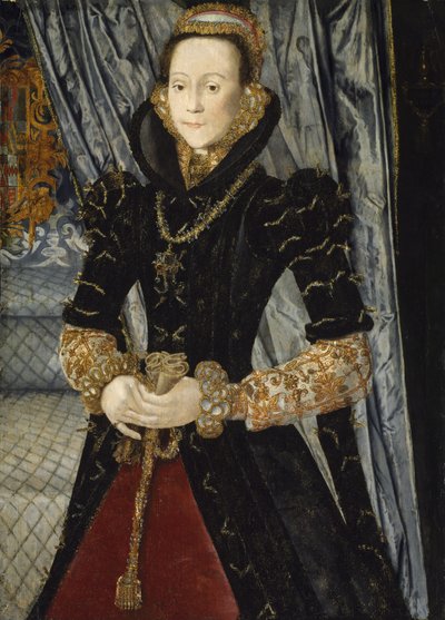 ウェントワース家の女性の肖像 作： Hans Eworth or Ewoutsz