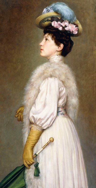 白衣の貴婦人 作： Hans Fink