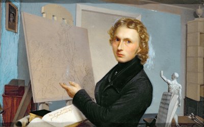 自画像、1822 作： Hans Heinrich Porth