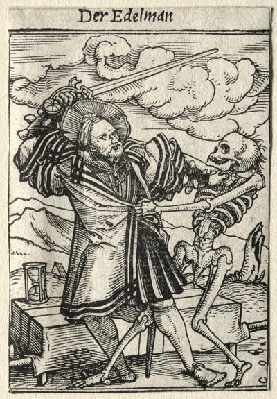 死のダンス：ノーブルマン 作： Hans Holbein