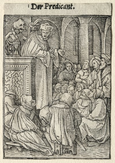 Dance of Death：The Preacher。 作： Hans Holbein