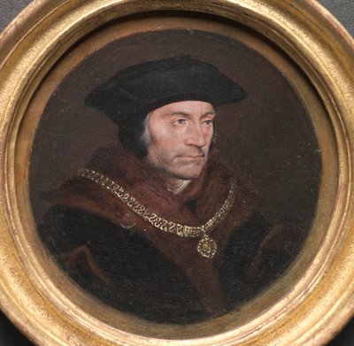 17世紀のトーマス・モア卿の肖像。 作： Hans Holbein