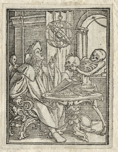 死のダンス：占星術師、リッチマン。 作： Hans Holbein