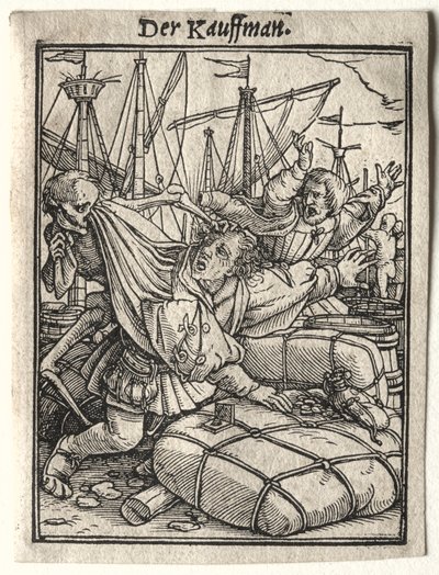 商人。 作： Hans Holbein