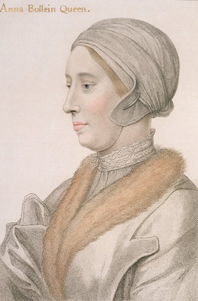 フランチェスコバルトロッツィ（1727-1815）によって刻まれたアンブーリン（1507-36） 作： Hans Holbein der Jüngere