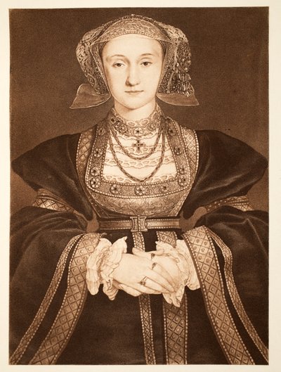 アン・オブ・クリーブス、1539年頃、パブ。 1902（コロタイプ） 作： Hans Holbein der Jüngere