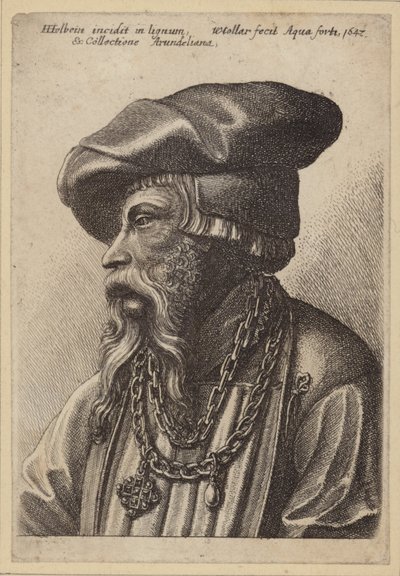 チェーンネックレスのひげを生やした男 作： Hans Holbein der Jüngere