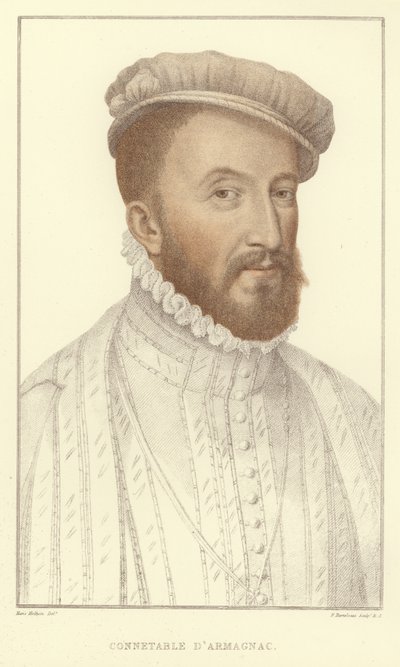 コネタブル・ダルマニャック（アクアチント） 作： Hans Holbein der Jüngere
