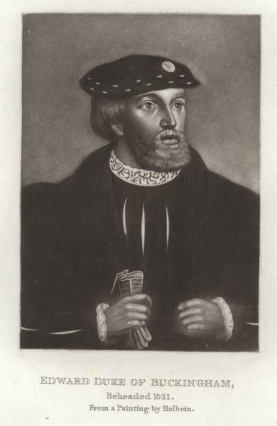 バッキンガムのエドワード公爵 作： Hans Holbein der Jüngere