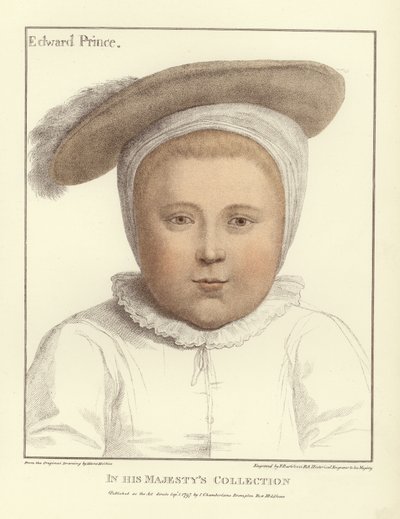 エドワード、プリンスオブウェールズ（アクアチント） 作： Hans Holbein der Jüngere