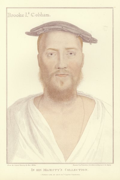 ジョージブルック、コブハム卿（アクアチント） 作： Hans Holbein der Jüngere
