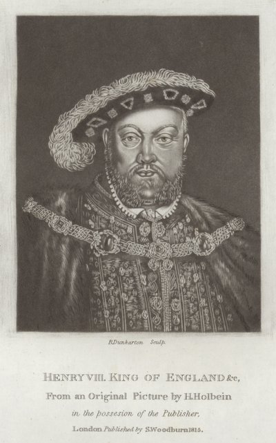 ヘンリー8世の王 作： Hans Holbein der Jüngere